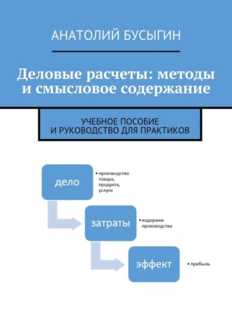 Анатолий Бусыгин, Деловые расчеты: методы и смысловое содержание