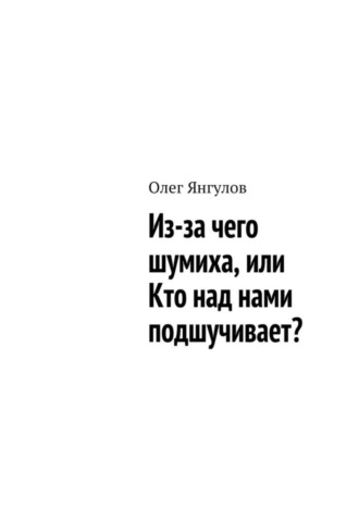 Олег Янгулов, Из-за чего шумиха, или Кто над нами подшучивает?