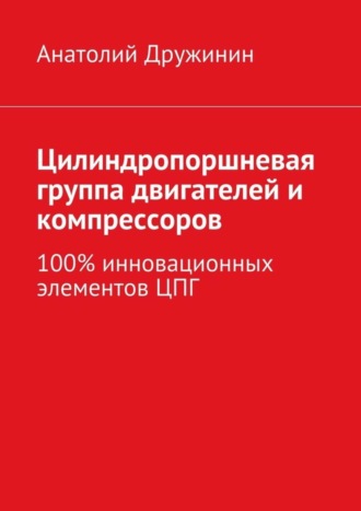 Анатолий Дружинин, Цилиндропоршневая группа двигателей и компрессоров. 100% инновационных элементов ЦПГ