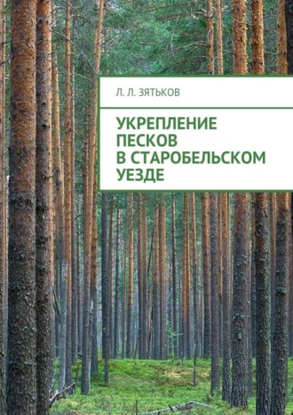 Леонид Зятьков, Укрепление песков в Старобельском уезде