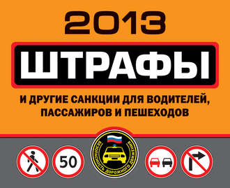 Оксана Усольцева, Штрафы и другие санкции для водителей, пассажиров и пешеходов 2013