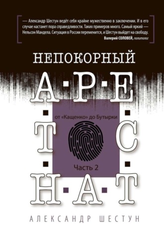 Александр Шестун, Непокорный арестант: от «Кащенко» до «Бутырки». Часть 2