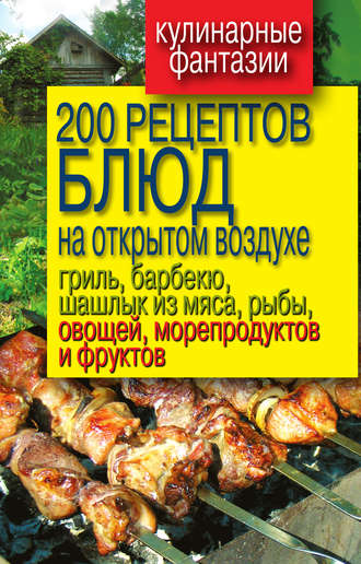 Владимир Водяницкий, 200 рецептов блюд на открытом воздухе: гриль, барбекю, шашлык из мяса, рыбы, овощей, морепродуктов и фруктов