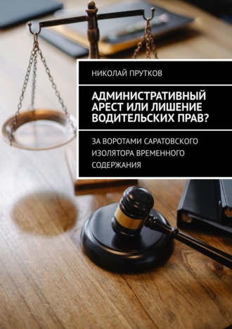 Николай Прутков, Административный арест или лишение водительских прав? За воротами саратовского изолятора временного содержания