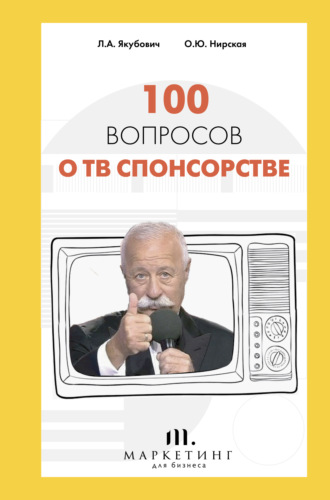 Олеся Нирская, Леонид Якубович, 100 вопросов о ТВ спонсорстве