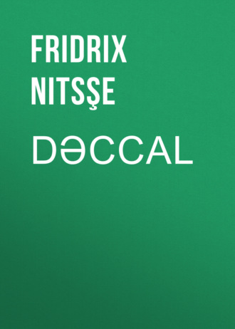 Fridrix Nitsşe, Dəccal