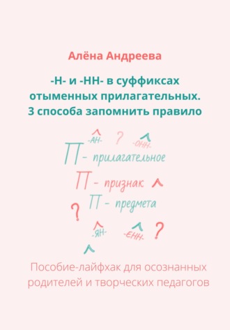 Алёна Андреева, –Н- и -НН- в суффиксах отыменных прилагательных. 3 способа запомнить правило