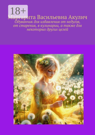 Одуванчик для избавления от недугов, от старения, в кулинарии, а также для некоторых других целей Маргарита Акулич, Одуванчик для избавления от недугов, от старения, в кулинарии, а также для некоторых других целей