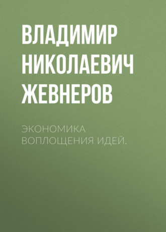 Владимир Жевнеров, Экономика воплощения идей.