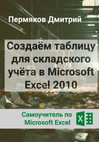 Дмитрий Пермяков, Создаём таблицу для складского учёта в Microsoft Excel 2010. Самоучитель по Microsoft Excel.