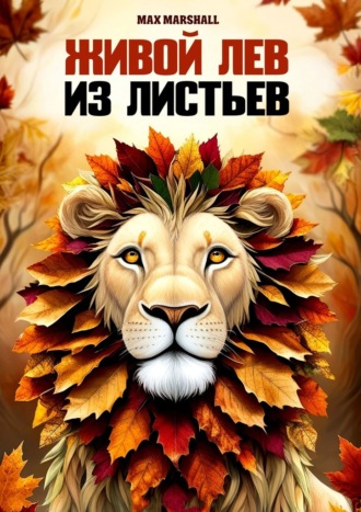 Живой лев из листьев Max Marshall, Живой лев из листьев