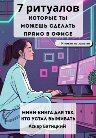 7 ритуалов, которые ты можешь сделать прямо в офисе и никто не заметит Мини-книга для тех, кто устал выживать. Семь способов вернуть себе себя – незаметно, быстро и очень тихо Аскер Батицкий, 7 ритуалов, которые ты можешь сделать прямо в офисе и никто не заметит Мини-книга для тех, кто устал выживать. Семь способов вернуть себе себя – незаметно, быстро и очень тихо