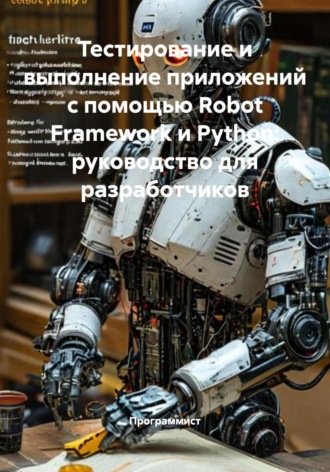 Тестирование и выполнение приложений с помощью Robot Framework и Python: руководство для разработчиков Программист, Тестирование и выполнение приложений с помощью Robot Framework и Python: руководство для разработчиков