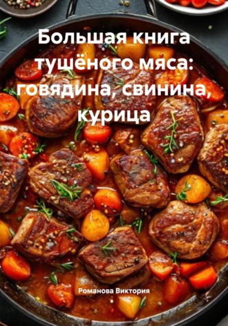 Большая книга тушёного мяса: говядина, свинина, курица Романова Виктория, Большая книга тушёного мяса: говядина, свинина, курица