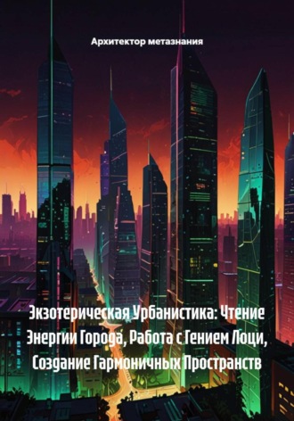 Архитектор метазнания, Экзотерическая Урбанистика: Чтение Энергии Города, Работа с Гением Лоци, Создание Гармоничных Пространств