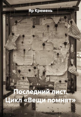 Последний лист. Цикл «Вещи помнят» , Последний лист. Цикл «Вещи помнят»