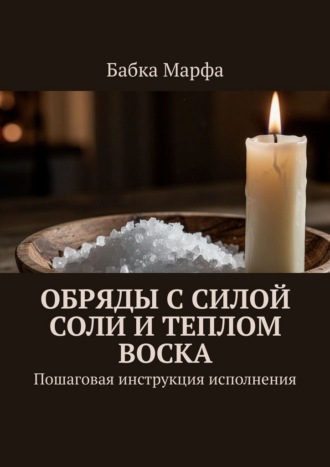 Обряды с силой соли и теплом воска. Пошаговая инструкция исполнения Бабка Марфа, Обряды с силой соли и теплом воска. Пошаговая инструкция исполнения