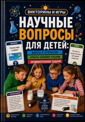 Научные вопросы для детей: факты, объяснения и домашние мини-опыты , Научные вопросы для детей: факты, объяснения и домашние мини-опыты