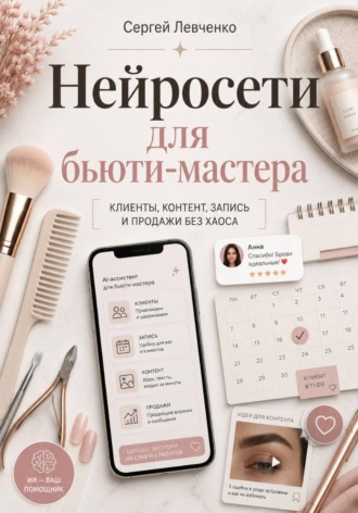 Нейросети для бьюти-мастера. Клиенты, контент, запись и продажи без хаоса , Нейросети для бьюти-мастера. Клиенты, контент, запись и продажи без хаоса
