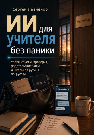 ИИ для учителя без паники. Уроки, отчёты, проверка, родительские чаты и школьная рутина по-русски , ИИ для учителя без паники. Уроки, отчёты, проверка, родительские чаты и школьная рутина по-русски