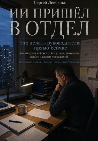 ИИ пришел в отдел. Что делать руководителю прямо сейчас , ИИ пришел в отдел. Что делать руководителю прямо сейчас