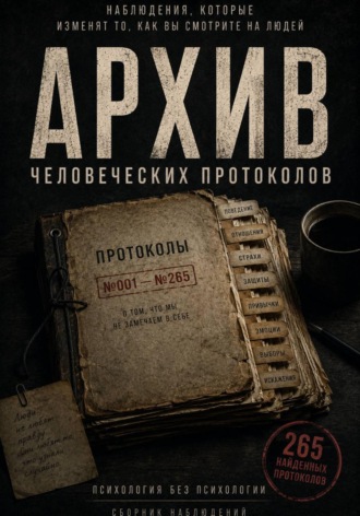 Протокол наблюдений за человеком , Протокол наблюдений за человеком