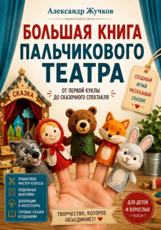 Большая книга пальчикового театра: от первой куклы до сказочного спектакля , Большая книга пальчикового театра: от первой куклы до сказочного спектакля