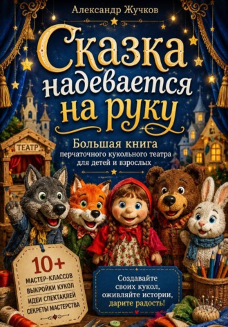 Сказка надевается на руку. Большая книга перчаточного кукольного театра для детей и взрослых , Сказка надевается на руку. Большая книга перчаточного кукольного театра для детей и взрослых