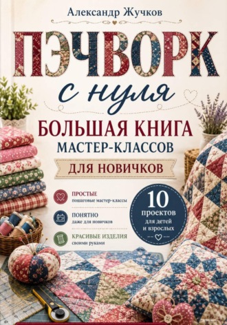Пэчворк с нуля. Большая книга мастер-классов для новичков , Пэчворк с нуля. Большая книга мастер-классов для новичков