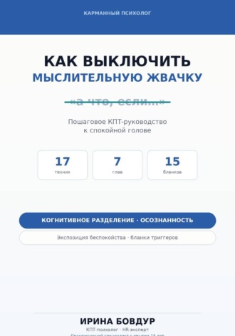Карманный психолог. Как выключить мыслительную жвачку , Карманный психолог. Как выключить мыслительную жвачку