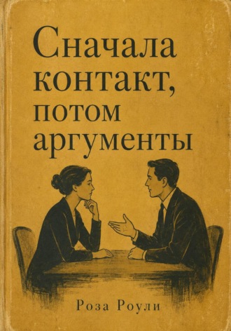 Сначала контакт, потом аргументы , Сначала контакт, потом аргументы