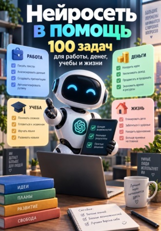 Нейросеть в помощь: 100 задач для работы, денег, учебы и жизни , Нейросеть в помощь: 100 задач для работы, денег, учебы и жизни