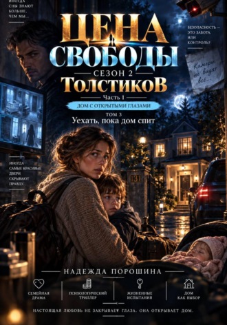 Цена свободы. Сезон 2. Толстиков. Часть 1. Дом с открытыми глазами. ТОМ 3. Уехать, пока дом спит , Цена свободы. Сезон 2. Толстиков. Часть 1. Дом с открытыми глазами. ТОМ 3. Уехать, пока дом спит