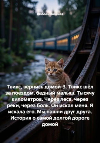 Твикс, вернись домой-3. Твикс шёл за поездом, бедный малыш. Тысячу километров. Через леса, через реки, через боль. Он искал меня. Я искала его. Мы нашли друг друга. История о самой долгой дороге домой , Твикс, вернись домой-3. Твикс шёл за поездом, бедный малыш. Тысячу километров. Через леса, через реки, через боль. Он искал меня. Я искала его. Мы нашли друг друга. История о самой долгой дороге домой